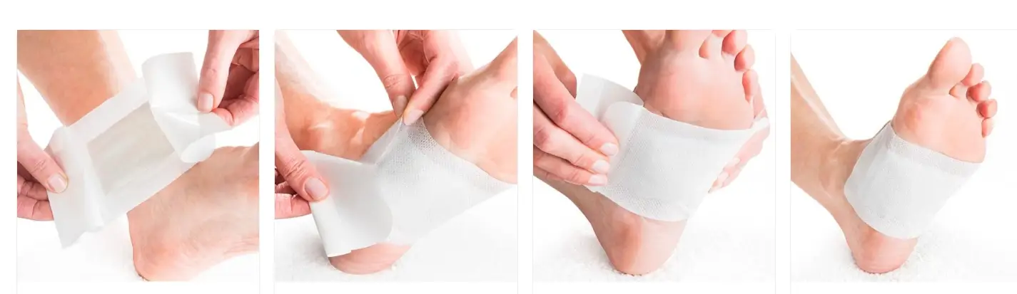 How to use Purisaki Detox Foot Patches - step by step application guide